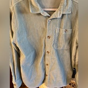 Wonder Nation Youth Corduroy Shirt/Jacket Size XXL(18) Light Green